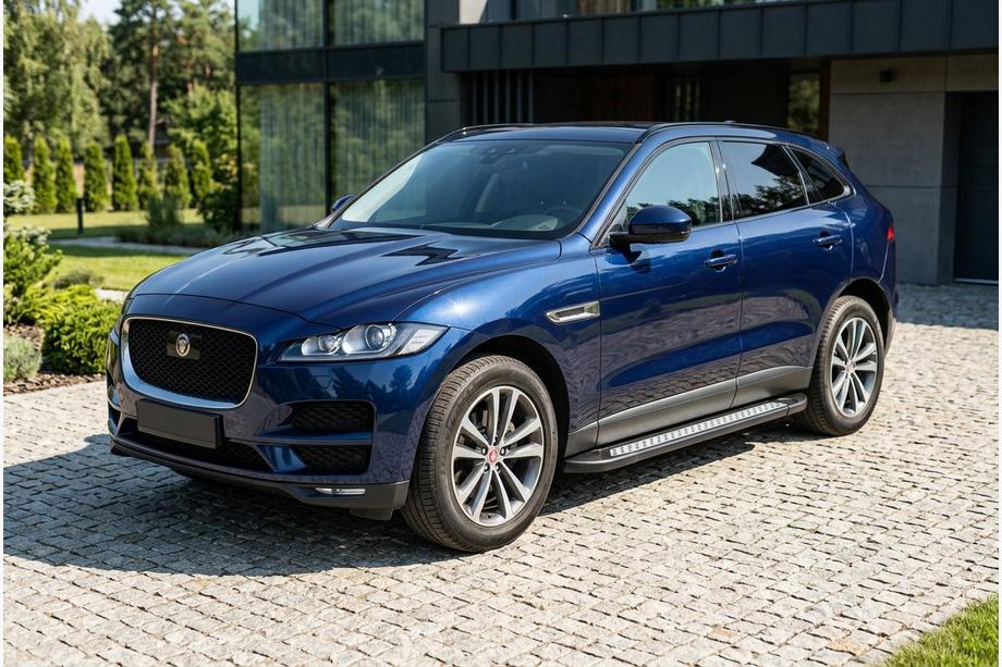 Jaguar F-PACE 2016– Sidosteg Vision New Black (2 st, aluminium) Image