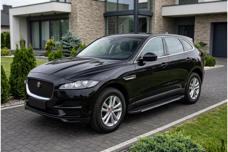 Jaguar F-PACE 2016– Sidosteg Bosphorus Grey (2 st, aluminium) Image
