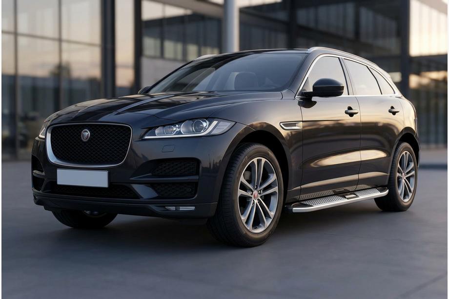Jaguar F-PACE 2016– Mevsim Grey sidosteg (2 st, aluminium) Image