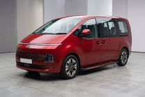 Hyundai Staria 2021– Sidosteg Maya Red (2 st, aluminium) foto 1
