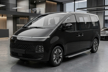 Hyundai Staria 2021– Sidosteg BlackLine (2 st, aluminium) foto 1