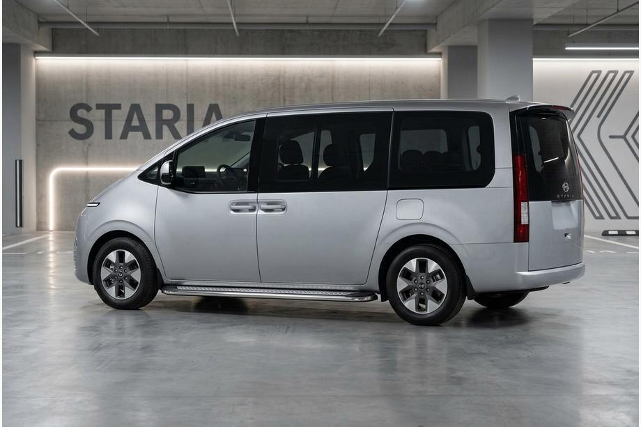 Hyundai Staria 2021– Sidosteg Maydos V2 (2 st, aluminium / rostfritt stål) Image
