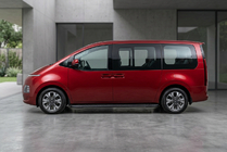Hyundai Staria 2021– Sidosteg Bosphorus Black (2 st, aluminium) foto 1