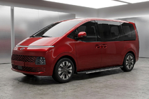 Hyundai Staria 2021– Sidosteg Bosphorus Grey (2 st, aluminium) foto 1