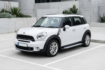 Mini Countryman R60 2010–2017 Sidosteg Allmond Grey (2 st, aluminium) foto 1