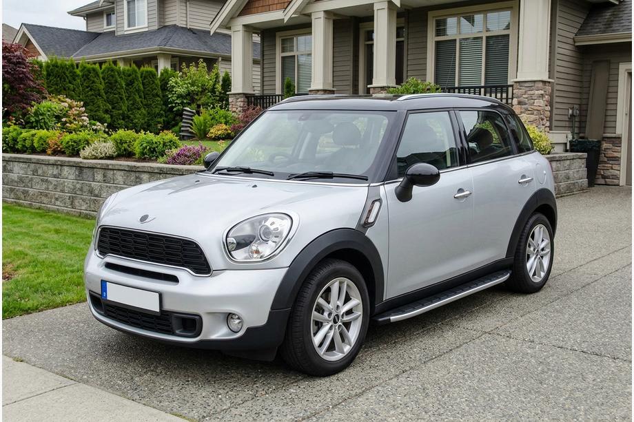 Mini Countryman R60 2010–2017 Sidosteg Fullmond (2 st, aluminium) Image