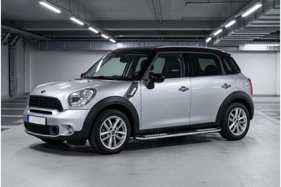 Mini Countryman R60 2010–2017 Sidosteg Tayga V2 (2 st, aluminium) Image