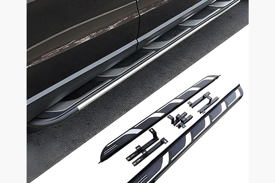 Audi Q5 2017–2025 OEM V2 sidosteg (2 st., aluminium) Image