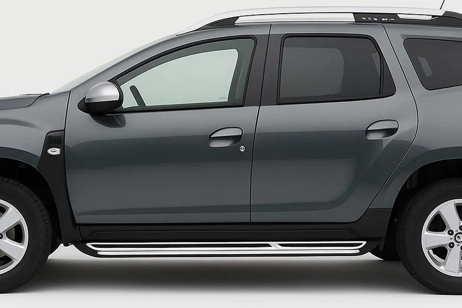 Renault Duster 2018–2024 OEM sidosteg (2 st, aluminium) Image