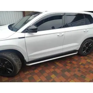 Sidosteg OEM V2 (2 st, aluminium) Skoda Karoq 2018– foto 1