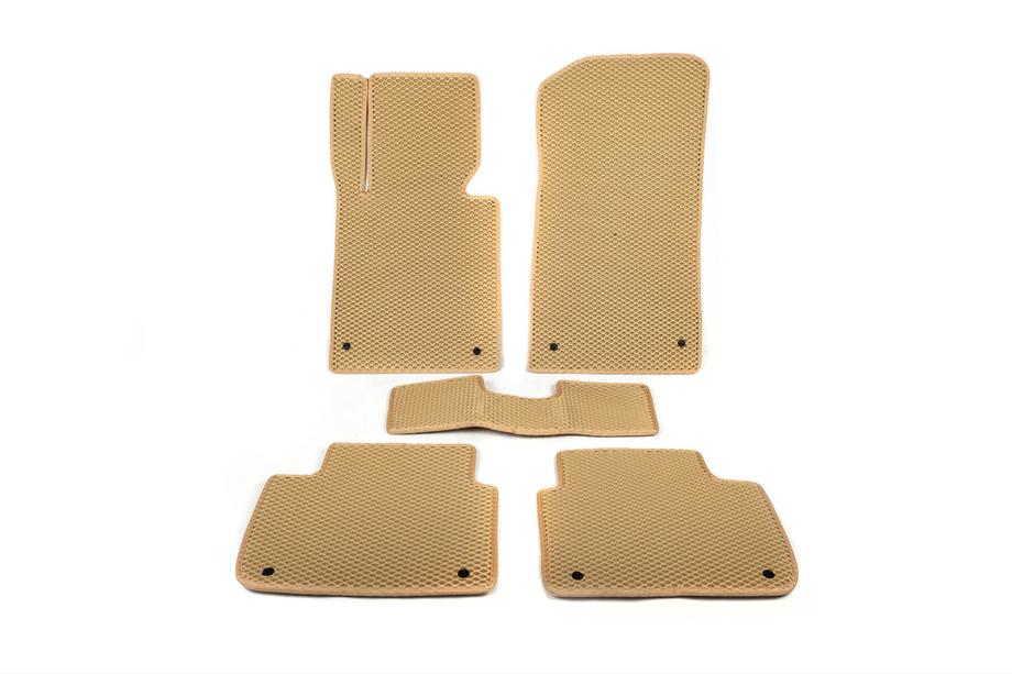 BMW 3-serie E46 1998–2006 EVA bilmattor (beige) Image