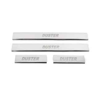 Carmos V2 instegslister (4 st, rostfritt stål) Dacia Duster 2008–2018 foto 1
