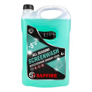 Spolarvätska året runt -5 °C 4 L SAPFIRE Lime (401172)