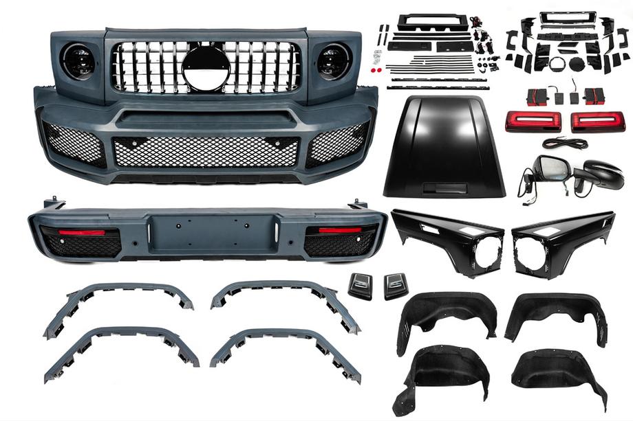 Mercedes G class W463 1990–2018 Restylingkit för G63 BRB 2018 Image
