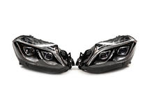Mercedes GL/GLS-klass X166 2012–2019 Framlyktor Halogen till LED (för ombyggda bilar från GL till GLS, 2 st.) foto 1