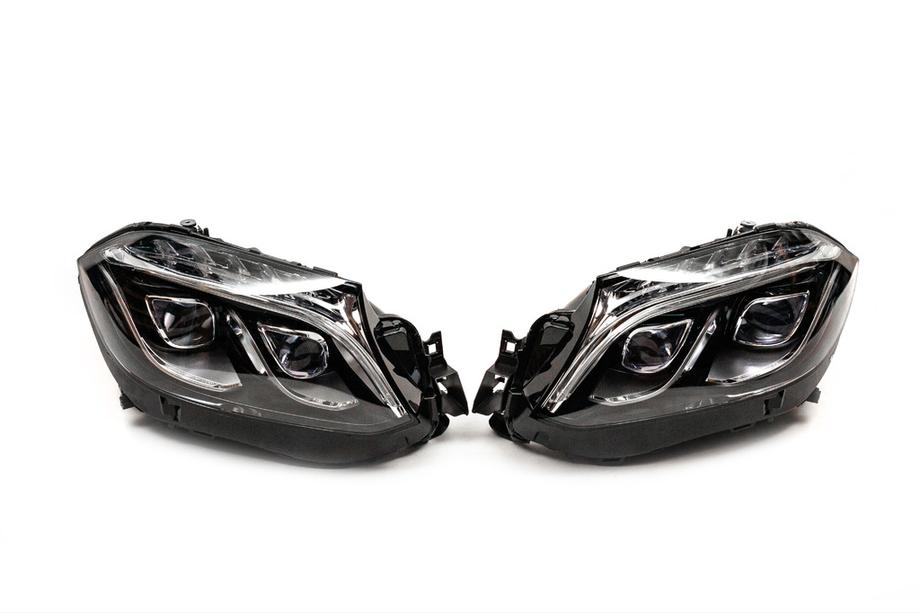 Mercedes GL/GLS-klass X166 2012–2019 Framlyktor Halogen till LED (för ombyggda bilar från GL till GLS, 2 st.) Image