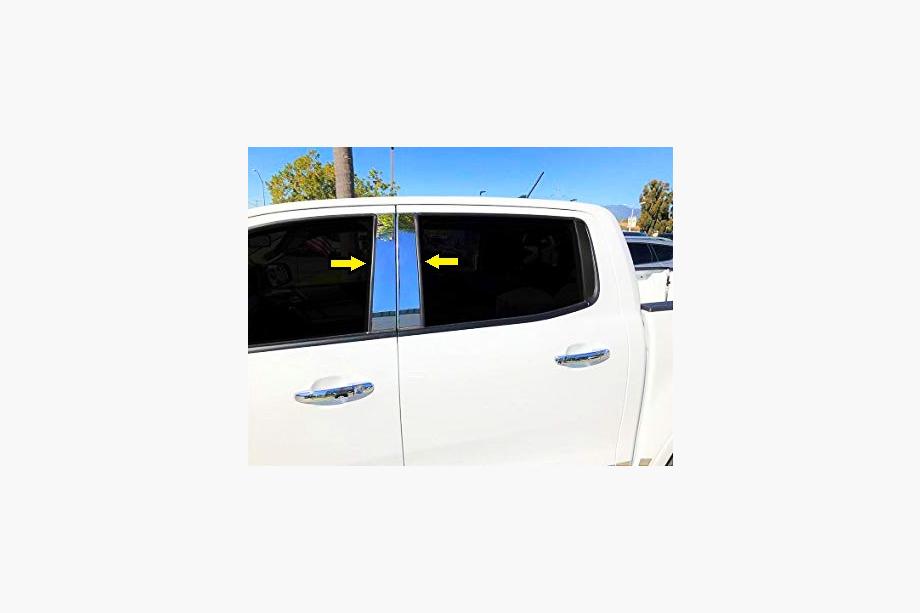 Ford Ranger 2011–2022 Dörrstolpslist (rostfritt stål) Image