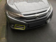 Honda Civic Sedan X 2016–2021 Carmos rostfria lister för dimljus (2 st.) foto 4