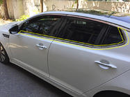 Kia Optima 2010–2016 Nedre fönsterlister (6 st, rostfritt stål) foto 1