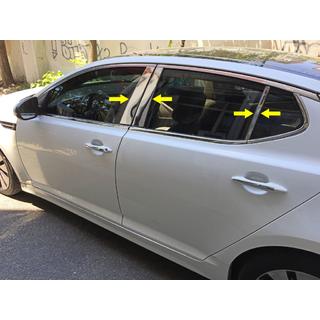 Dörrstolpslister (6 st, rostfritt) Kia Optima 2010–2016 foto 1