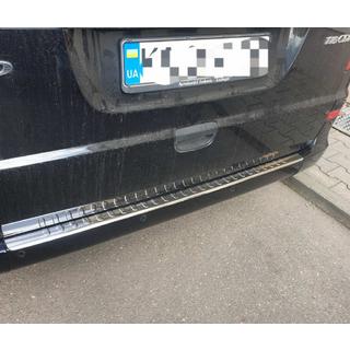 Bakre stötfångarskydd med vikt kant (Carmos V2, rostfritt stål) Mercedes Viano 2004–2014 foto 2