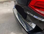 Volkswagen Passat B8 2015–2023 Kromat bakre stötfångarskydd Carmos V2 (SW) foto 2