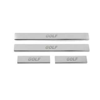 Tröskelskydd Carmos V2 (4 st, rostfritt) Volkswagen Golf 6 2008–2014 foto 1