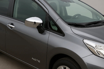 Nissan Note 2012–2020 Kromade spegelkåpor (2 st, ABS) foto 1