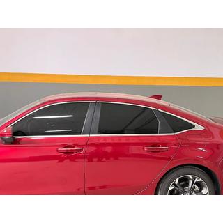 Nedre fönsterlister (8 st, rostfritt stål) Honda Civic Sedan 2021– foto 1