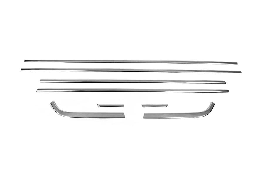 Hyundai Bayon 2021– Nedre fönsterlister (8 st, rostfritt stål) OmsaLine – italienskt rostfritt stål Foto 2