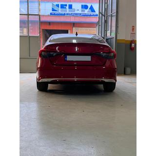 Bakre stötfångarskydd (Sedan, rostfritt stål) Honda Civic Sedan 2021– foto 4