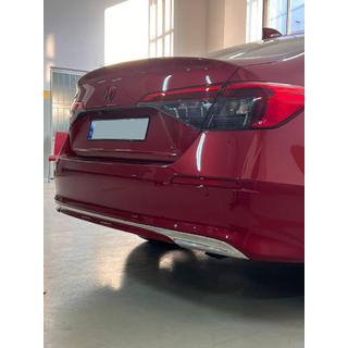 Bakre stötfångarskydd (Sedan, rostfritt stål) Honda Civic Sedan 2021– foto 3
