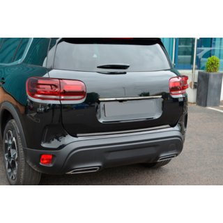 Kromlist ovanför registreringsskylten (rostfritt stål) Citroen C5 Aircross 2017–2025 foto 4