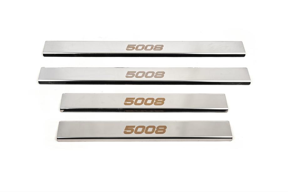 Peugeot 5008 2016–2023 Instegslister Carmos (4 st, rostfritt) Image