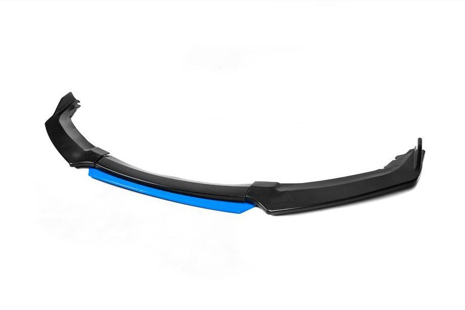Universell främre läppspoiler Niken Blue (ABS) Foto 6
