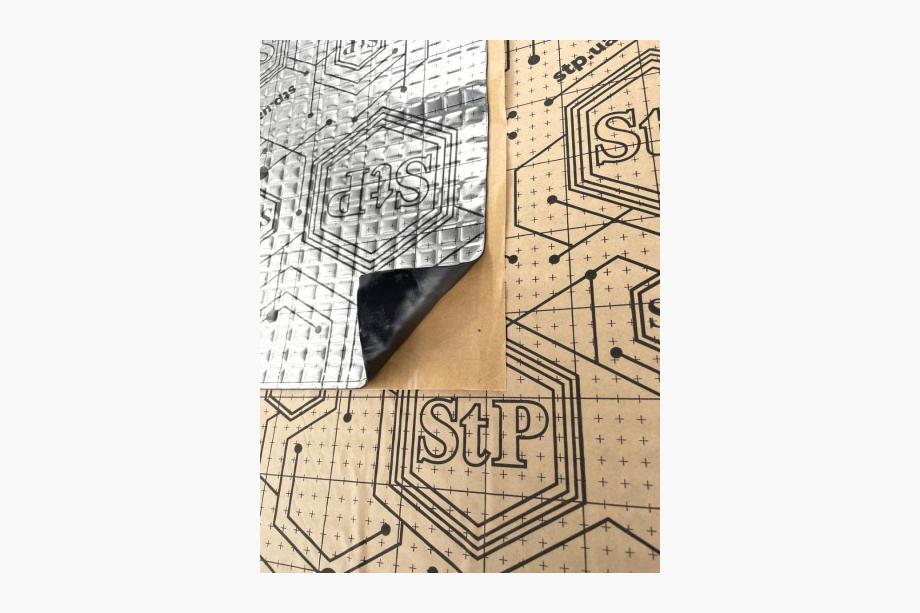 STP vibrationsdämpningsmatta (75x50 cm) Foto 3