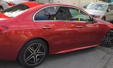 Mercedes C-klass W206 2022– Komplett fönsteromramning (rostfritt stål) foto 1