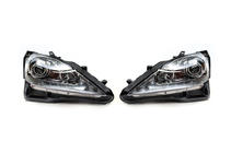 Lexus IS 2005–2013 OEM V2 Silver strålkastare (2 st) foto 2