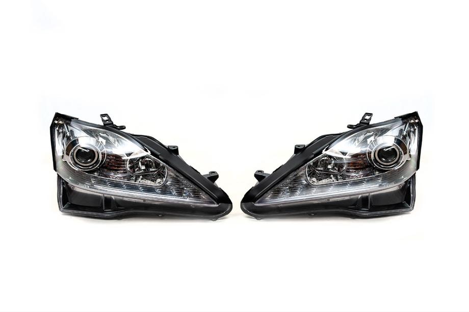 Lexus IS 2005–2013 OEM V2 Silver strålkastare (2 st) Image