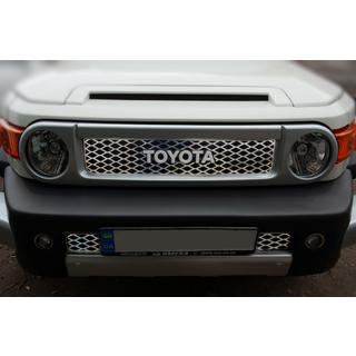 Krom grillister (rostfritt stål) Toyota FJ Cruiser 2006–2022 foto 1