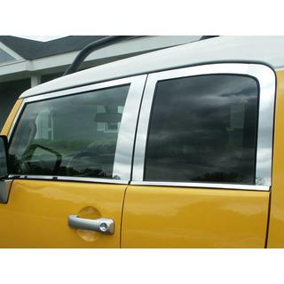 Set fönsterlister (rostfritt stål, 16 delar) Toyota FJ Cruiser 2006–2022 foto 4