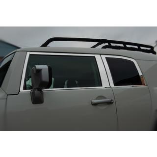 Set fönsterlister (rostfritt stål, 16 delar) Toyota FJ Cruiser 2006–2022 foto 3