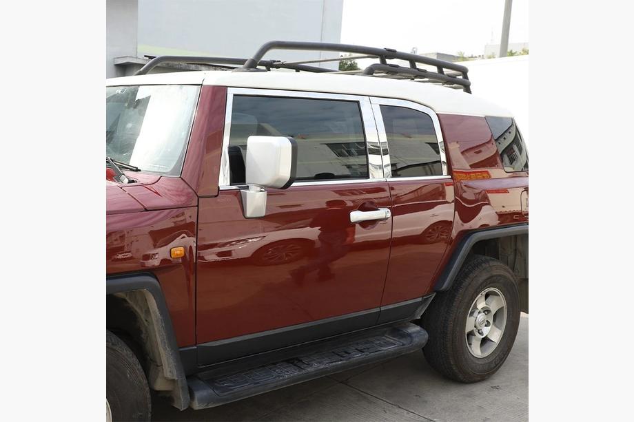Toyota FJ Cruiser 2006–2022 Set fönsterlister (rostfritt stål, 16 delar) Foto 5