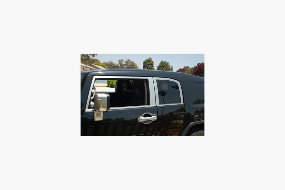 Toyota FJ Cruiser 2006–2022 Set fönsterlister (rostfritt stål, 16 delar) Foto 6