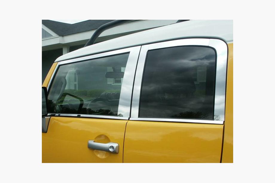 Toyota FJ Cruiser 2006–2022 Set fönsterlister (rostfritt stål, 16 delar) Foto 4