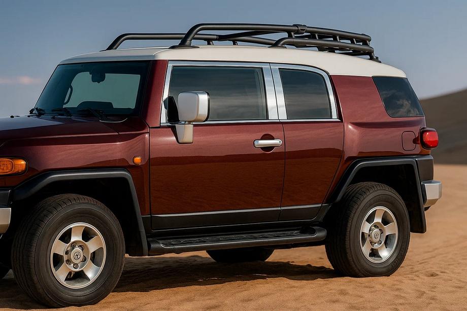 Toyota FJ Cruiser 2006–2022 Set fönsterlister (rostfritt stål, 16 delar) Foto 1