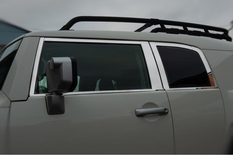 Toyota FJ Cruiser 2006–2022 Set fönsterlister (rostfritt stål, 16 delar) Foto 3