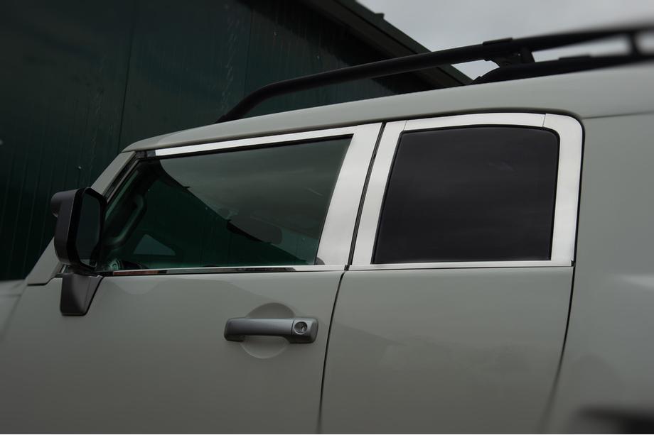Toyota FJ Cruiser 2006–2022 Set fönsterlister (rostfritt stål, 16 delar) Foto 11
