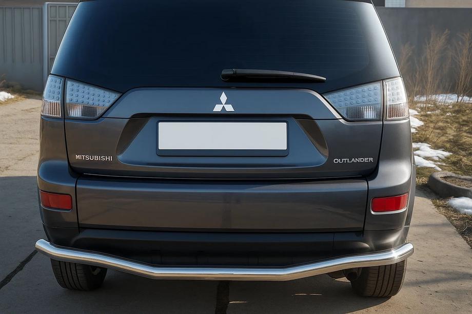 Mitsubishi Outlander 2006–2012 Bakre skyddsbåge D125201 (rostfritt stål) Image