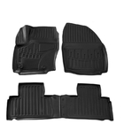 Ford S-Max 2007–2014 Stingray 3D bilmattor för kupé (OWAL clips) (4 st, polyuretan) foto 1